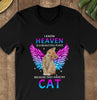 Cat heaven Tshirt LH Gift For Cat Lover