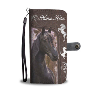Gift For Horse Lover Personalized Horse Customized Phone Case Wallet HG