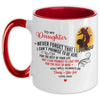 Gift For Dad Dad Daughter Mug LH Dad Daughter Gift