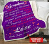 Personalized Love Grandma Premium Blanket