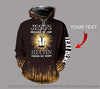 Gift For Christian Personalized 3D Printed Jesus Because Of Him Heaven Knows My Name US Unisex Hoodie