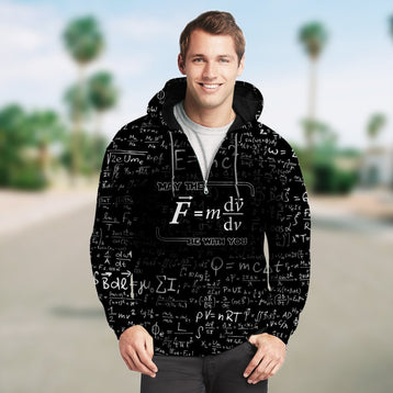 3D Funny Science Unisex Zip up Hoodie 003 - designfullprint