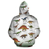 3D Dinosaurs Unisex Hoodie - designfullprint