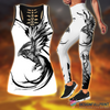 Phoenix Tattoo Style Combo Tank Top And Leggings Set HG