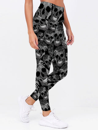 Skull 3D Leggings 03 - designfullprint