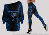 Correctional Officer's Wife Off Shoulder Long Sleeve Top and Leggings Set