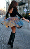 Gold Mandala Art 3D Skirt 01