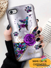 Purple Rose Chihuahua Phone Case CHM Gifts For Dog Lovers