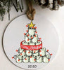 Narrow Christmas Ornament LH