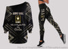 Gift For Army Army Wife Like A Regular Wife But Cooler Off Shoulder Long Sleeve Top and Leggings Set