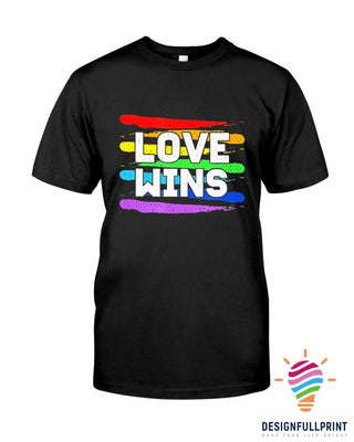 Pride Gift For LGBT LGBT Love Wins Ultra Cotton T-Shirt Or Hoodie HG