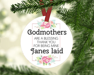 Personalized Ceramic Circle Ornament 7 - designfullprint