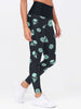 Women Elastic Skinny Sexy Sugar Skull and Daisy Leggings 012 - designfullprint