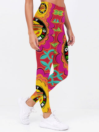 Cinco de Mayo Mexican Skull 3D Leggings/Sweat Pants 003