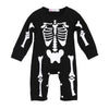 Halloween Baby Skull Skeleton Pattern Romper Jumpsuit