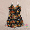 Gift For Butterfly Lover Mushroom And Butterfly Rompers For Women - LN