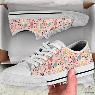 Pink Cactus LowTop Canvas Shoes NH