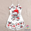Skull Gift Merry Christmas Sugar Skull Rompers For Women LN