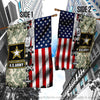 Gift For Army Army Flag Army Camo FLag HG