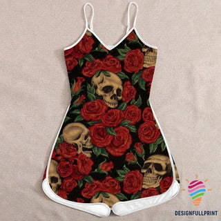 Skull Gift Skull Rompers For Women LN