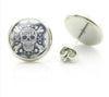 Rock Punk Skull Heart Stud Earrings