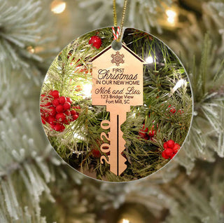 Our First Christmas Ornament LH