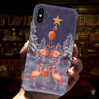 Starry Night Flamingo Phone Case NH