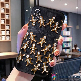 Skull Gift Skull Cookie Print Phone Case LN