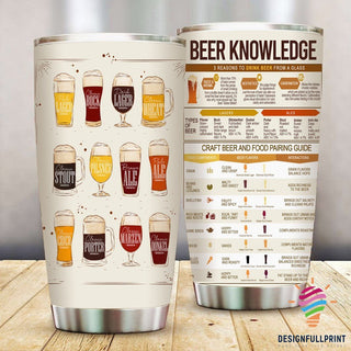 Beer Tumbler LH Beer Knowledge Tumbler