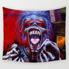 Skull and Caleveria Girl Wall Tapestry - designfullprint