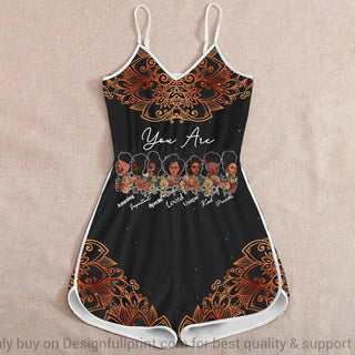 Black Pride God Say You Are  Black Rompers For Women LN Melanin Power Black By Nature Proud By Choice