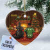 PERSONALIZED GODZILLA COUPLE Ornament LH