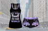My Farmer Man Is My World Tank and Short Set Gift For Farmer