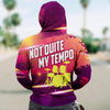 3D Not Quite My Tempo Drummer Unisex Zip up Hoodie 002 - designfullprint