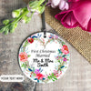 Personalized Ceramic Circle Ornament 8 - designfullprint