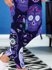 Skull 3D Leggings 04 - designfullprint