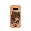Wood Phone Case for Universal Models -Wolf Forest Moon 008 - designfullprint
