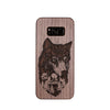 Wood Phone Case for Universal Models -Wolf Forest Moon 008 - designfullprint