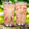 Gift For Elephant Lover Elephant Carved Tumbler CHM