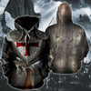 3D Knight Amor Printed Hoodie 009 - designfullprint