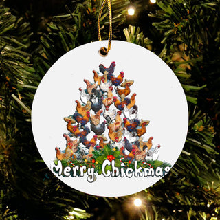 Merry Chickmas Ornament LH