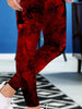 Women Elastic Skinny Sexy Sugar Skull Gym Fitness Sport Leggings 014 - designfullprint