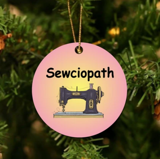Sewicopath Christmas Ornament LH