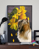 Shih tzu Sunflower Canvas Art and Poster CM Gifts For Dog Lovers
