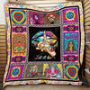 Gift For Hippie Hippie Girl Let It Be Quilt Throw Blanket CH