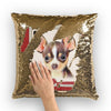 Dogs ﻿Sequin Cushion Cover - designfullprint