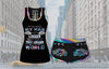 My Logger Man Is My World Tank Shorts Set