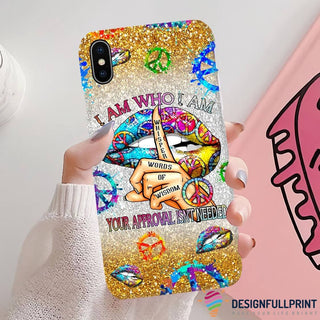 Gift For Hippie Hippie Peace Your Approval Isn't Needed Print Phone Case LN
