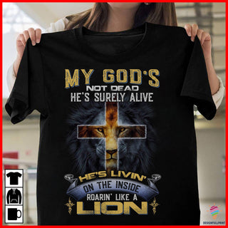 Lion My God Surely Alive 3D T-Shirt LN