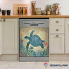 Gift For Turtle Lover Sea Turtle Large Ocean Kitchen Decor Dishwasher Cover HG
